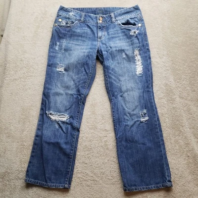 Jeans Vanity para mujer talla 30x32 100 % algodón azul denim lavado medio Foto 1 de 4