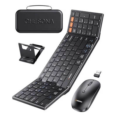 Chesona NIB Foldable Keyboard and Mouse Combo - Image 1 of 4