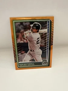 DON MATTINGLY 2025 Donruss Optic #98 Orange /199 - Picture 1 of 1