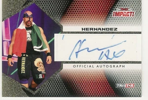 2009 TRISTAR TNA IMPACT WRESTLING HERNANDEZ AUTO 28/60 AUTOGRAPHS GOLD - Picture 1 of 2