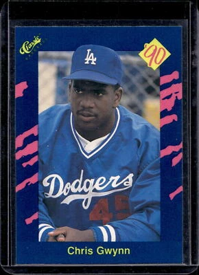 1990 Classic Blue Chris Gwynn #111 - Los Angeles Dodgers SET BREAK - Image 1 of 2