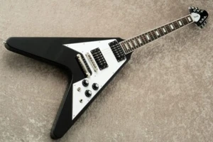 EDWARDS / E-FV-LTD -Black / Flying V type electric guitar - Picture 1 of 8