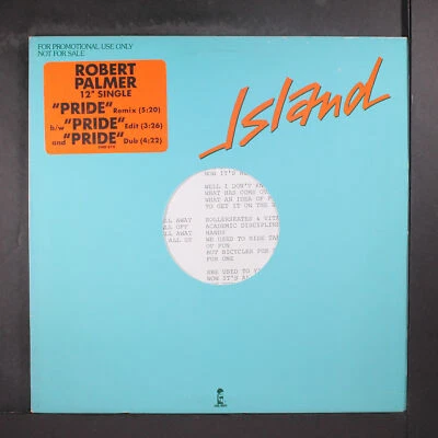 ROBERT PALMER: pride ISLAND 12" Single 33 RPM - Image 1 of 2