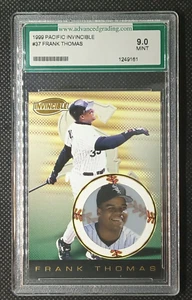 Frank Thomas 1999 Pacific Invincible #37 AGS 9,0 como nuevo - Imagen 1 de 2