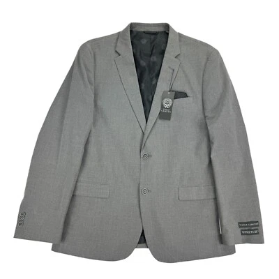 Vince Camuto Mens Slim Fit Super Stretch Suit Jacket Gray 44R - Image 1 of 4