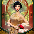 In Stock NRFB Gold QiPao Anna May Doll Katie Chinese Chinoiserie Mizi M2313