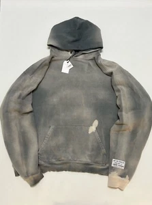 not1shop 24fw VENTURA HOODIE Oversize fit loopback cotton-jersey Vintage hue - Picture 1 of 6