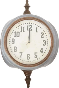 Reloj de pared de metal de doble cara - Imagen 1 de 5