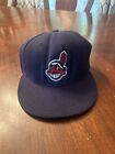 New ListingCleveland Indians Chief Wahoo Fitted Cap New Era 59Fifty Official On Field 7 1/4