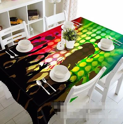 3D Shadow 417 Tablecloth Table Cover Cloth Birthday Party AJ WALLPAPER UK Lemon - Image 1 of 4