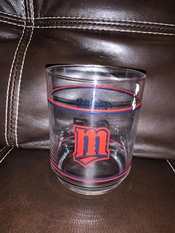 Vintage Minnesota Twins Tumbler Glass Cover