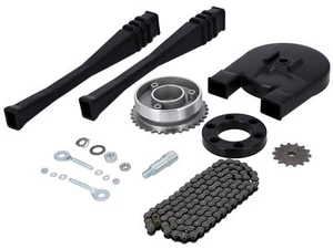 Großes Kettenradantrieb-Set (Ketten-Set) - für Simson KR51/1 Schwalbe - Bild 1 von 7