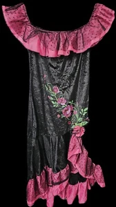 Womens XL Incharacter Costume Halloween Fancy Dress Salasa Flamingo Rose Dance - Picture 1 of 9