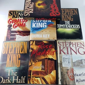 Stephen King Lot of 7 First Edition HC/DJ Geralds Rose Dolores Dark Half Tommykn - Bild 1 von 19