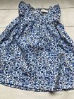 FREE POSTAGE SALE!! BNWOT Blue Floral NEXT Dress Baby Girls Clothing 0-3 Months