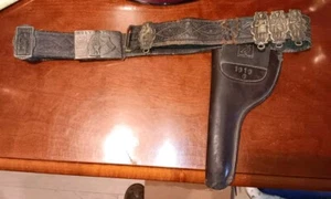 19th Century AOUW Select Knights Belt With Buckle Knight Fobs Holster - Picture 1 of 14