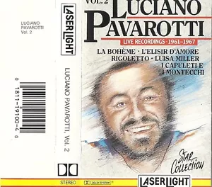 Luciano Pavarotti - Live Recordings 1961-1967 Vol 2 (Cassette 1990) USED VG - Picture 1 of 3