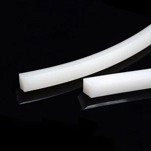 4/5/6/8/10/15/20mm Square Silicone Rubber Strip Solid Seal Gasket Temperature - Picture 1 of 6
