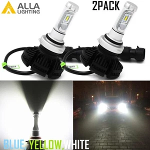 Alla Lighting 9055 H12 LED Fog Light Bulb Driving Lamp Replacement Xenon White - Picture 1 of 8