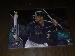 2020 Topps Series 1 Baseball Foilboard Parallel Trent Grisham 173/264 - Picture 1 of 2