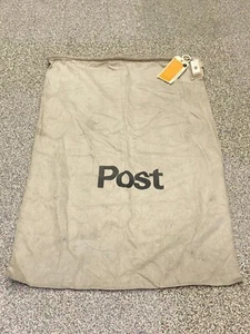 Vintage Swiss Post Canvas Global Up Cycled Mail Carrier Bag Tote Huge & Tag RARE - Picture 1 of 13
