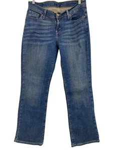 Levis Women's Casual Perfectly Slimming Pull On Pant Straight Denim Jeans Sz 10M - Picture 1 of 6