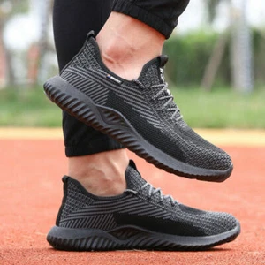 Scarpe da uomo sicurezza sul lavoro punta in acciaio stivali leggeri scarpe da ginnastica indistruttibili - Foto 1 di 18
