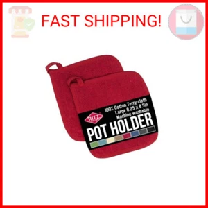 Ritz Terry Potholder & Hot Pad: Unparalleled Heat Resistant, Durable 100% Cotton - Picture 1 of 2