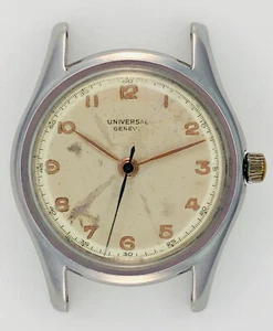 UNIVERSAL GENEVE, Stainless steel, Ref 20510 Caliber 267 Vintage Watch - Picture 1 of 4