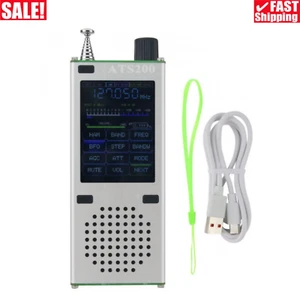 ATS200 Ricevitore Radio Full Band Radio Banda Aviazione SSB LSB FM AM 2.4\" Schermo a - Foto 1 di 3