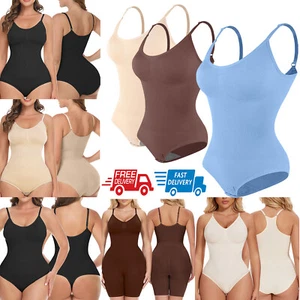 Shapewear Bodysuit Women's Tummy Control Seamless Snatched Slimming Body Shaper - Picture 1 of 61