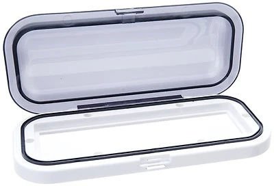 PYLE Marine Boat White Receiver Head Unit Stereo Radio Cover Case Single Din NEW