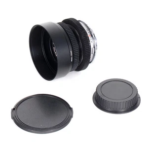 Olympus OM Zuiko MC Auto-S 50mm F1.8 Cine Mod Prime Lens For Canon EF! - Picture 1 of 21