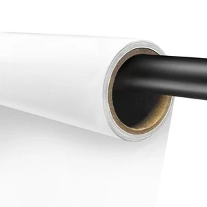 White Paper Backdrops for Photoshoot, Photography Matte Seamless Roll Backgro... - Picture 1 of 7
