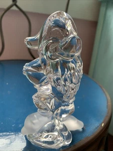 Disney Full Lead Crystal Grumpy Figure Snow White 5.5 Inches Tall - Picture 1 of 14