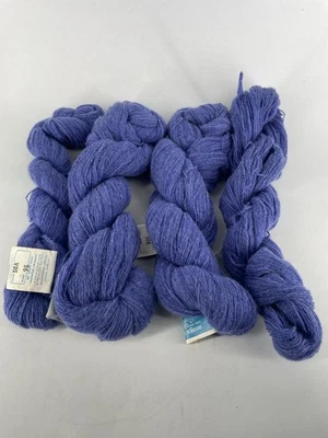 (4) Madejas Munrospun Shetland 2 capas Lana Escocia Hilo Morning Haze Púrpura Foto 1 de 4
