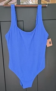 NEW Shade & Shore Beautiful Blue Padded Swimsuit Women’s Size XL Full Coverage - Picture 1 of 9