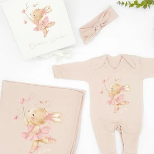 Personalised Ballerina Pink Hamper Clothing Gift Set - Picture 1 of 2
