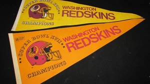 2x Washington Redskins 1983 Super Bowl XVII volle Größe Wimpel ~ 30"x 12" - Bild 1 von 7