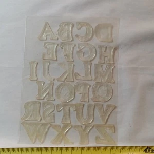 alphabet clear stamps - Picture 1 of 1