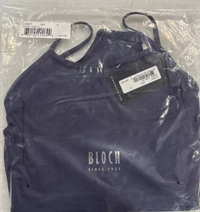 Bloch L5607 Kids Faire- Tank Leotard Size 14 In Navy Blue - Picture 1 of 2