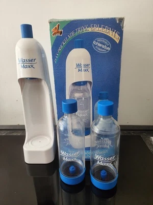 Wassermaxx Wassersprudler Kohlensäure Mineralwasser Maschine Zylinder 2 Flaschen - Bild 1 von 3