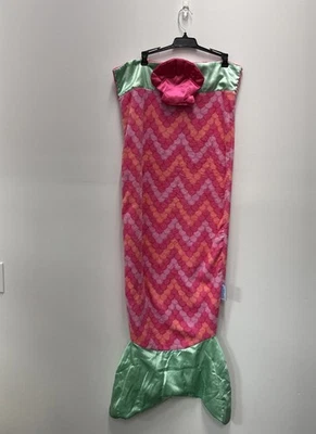 Manta As Seen On Tv Snuggie Tails Rosa Sirena con Cola Verde Usada Foto 1 de 4