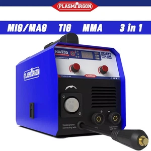 MIG235 3-in-1 MIG/MMA/TIG Welder for Metal Welding without Gas Semi-Automatic - Picture 1 of 19