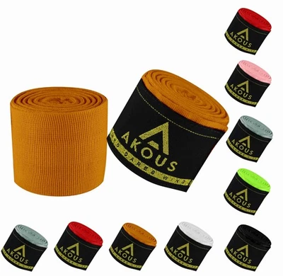 Boxing Hand Wraps MMA Muay Thai 180" 4.5 Elastic Bandage Gloves Inner Fist Wraps - Image 1 of 4