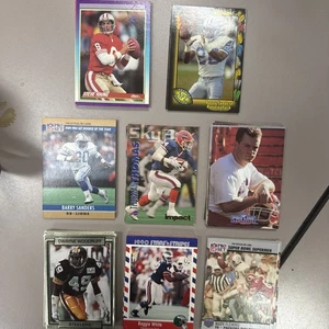 Gemischter Posten Vintage Football Karten Reggie White Barry Sanders Deion Sanders  - Bild 1 von 13