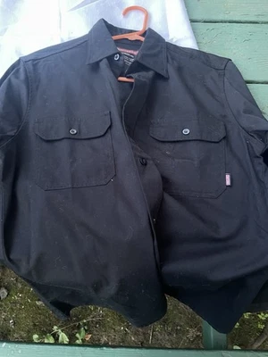 Craftsman Men’s M Black Long Sleeve Work Shirt Button Up Mechanic Uniform - Image 1 of 4