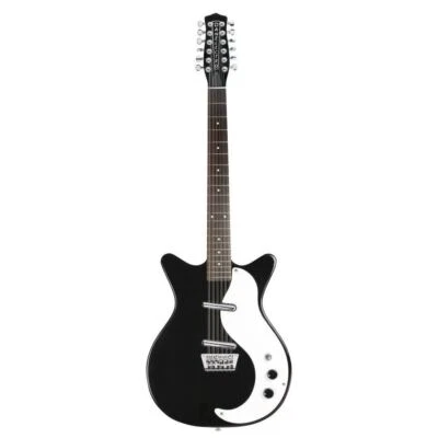 Danelectro 59 12SDC 12-String Guitar (Black) - Image 1 of 4