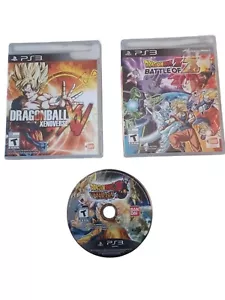 Playstation 3 Dragonball Z Bundle Battle Of Z, Xenoverse, Ultimate Tenkaichi - Picture 1 of 4
