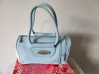 Vintage Kickers Baby Blue Spell out Sports Bowling Style Handbag Small Y2K